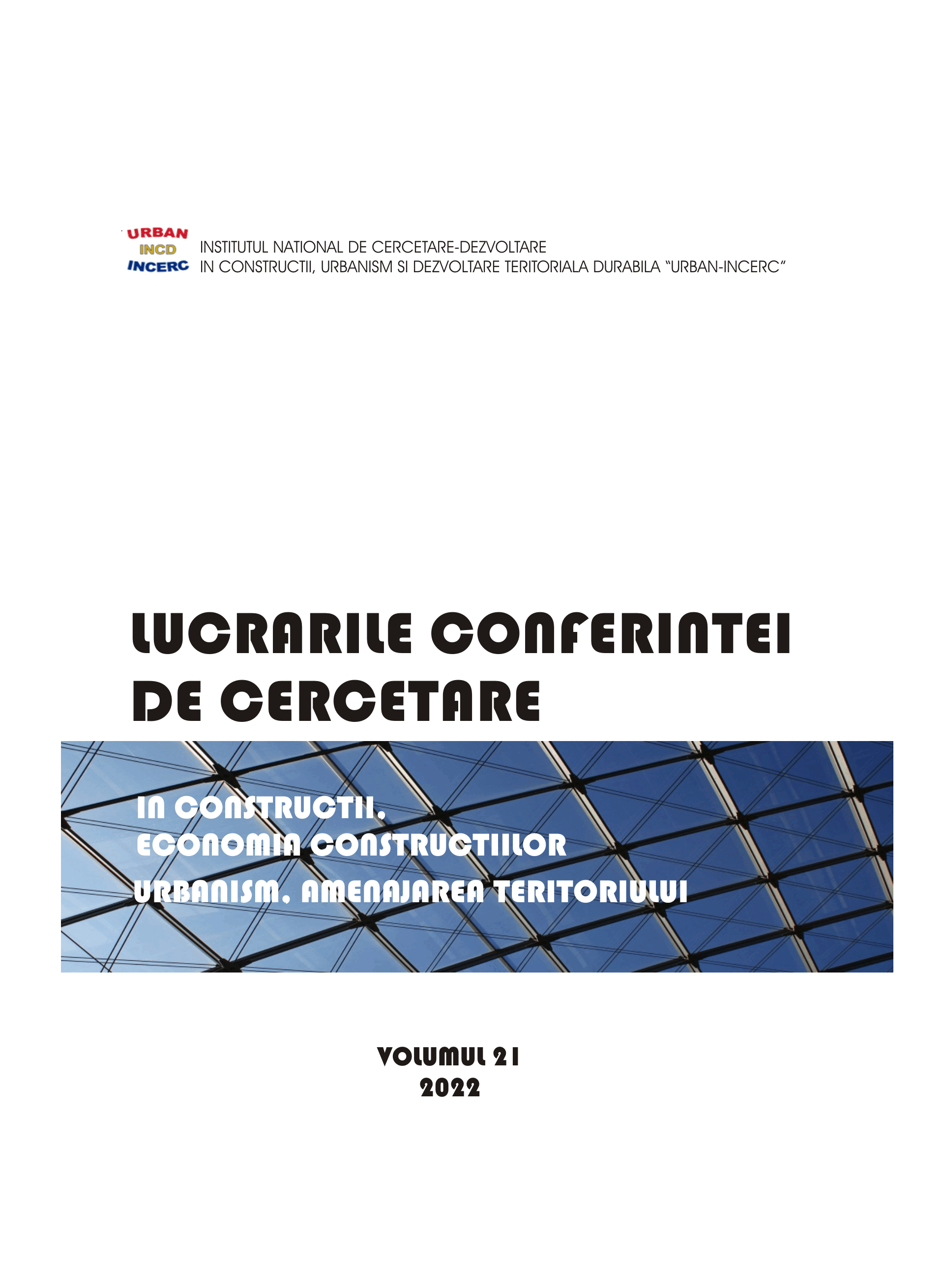 Paper proceedings of the research conference on constructions, economy of buildings, architecture, urban and territorial development Cover Image