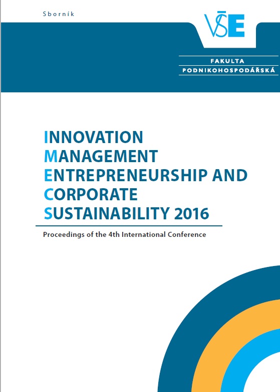 Innovation Management, Entrepreneurship and Corporate Sustainability (IMECS 2016) Cover Image