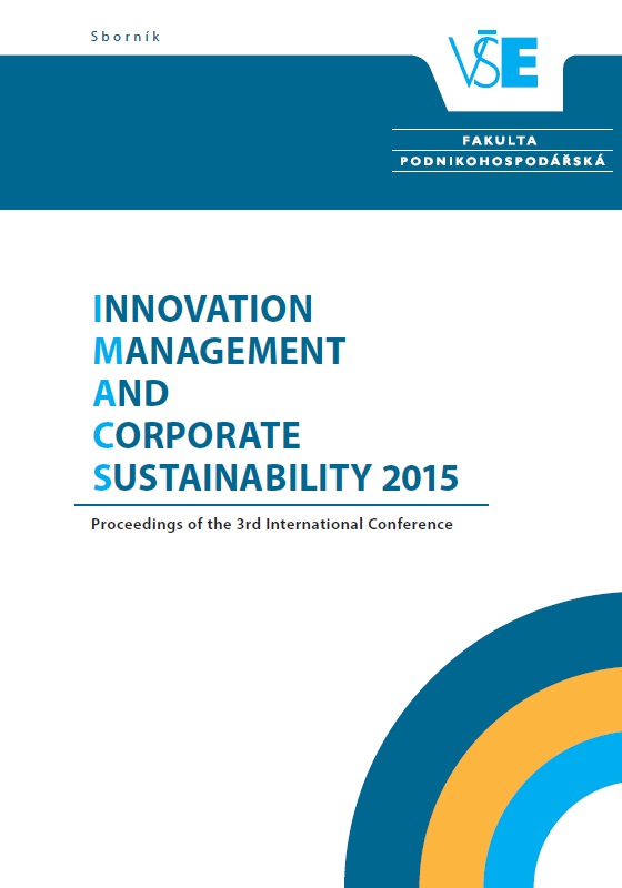 IMPLEMENTATION OF INNOVATIVE PRACTICES IN CORPORATE SOCIAL RESPONSIBILITY OF CZECH COMPANIES Cover Image