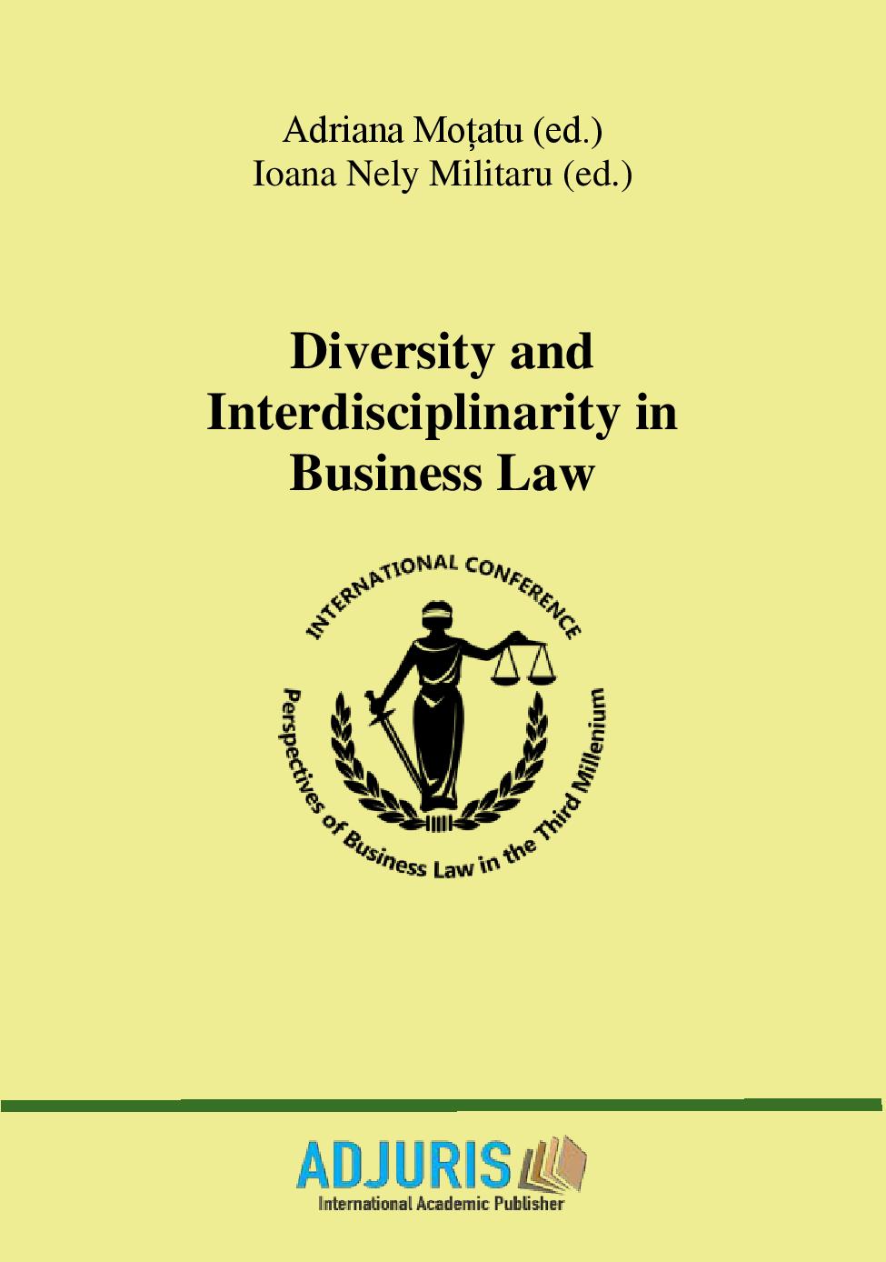 When the Trademark Owner is not also the User. Consequences for the Asset Valuation. The Judiciary Technical Expert's Point of View Cover Image