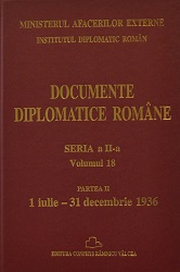 Romanian Diplomatic Documents (July 1 - December 31, 1936) Cover Image