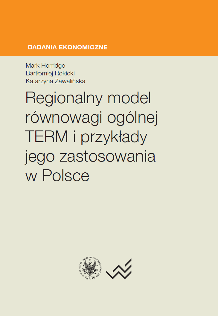 Regional Model of General Balance TERM and Examples of its Application in Poland Cover Image