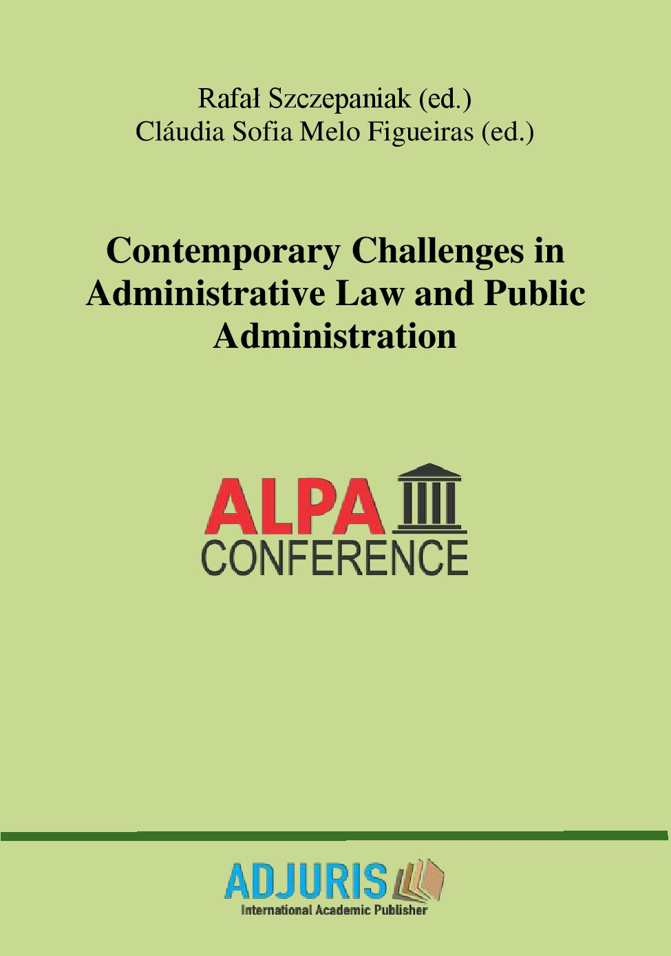 Contemporary Challenges in Administrative Law and Public Administration Cover Image