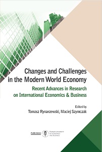 Changes and Challenges in the Modern World Economy. Recent Advances in Research on International Economics & Business Cover Image