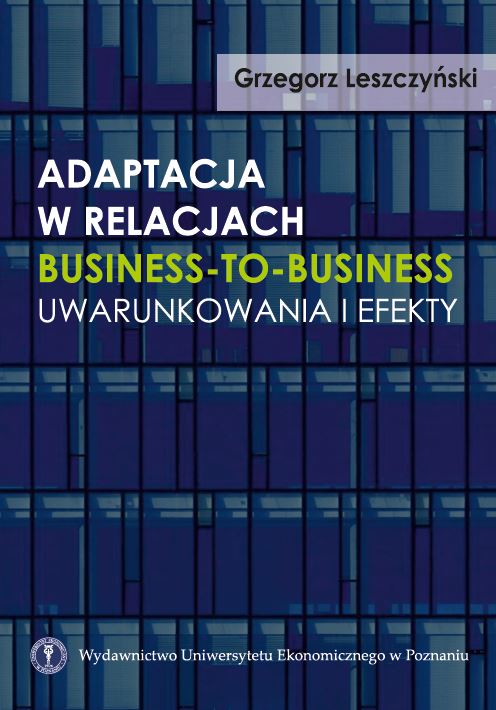 Adaptation in business-to-business relationships Cover Image