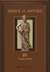 Essays on the antiquity. Vol. 4: Lingua coloris Cover Image