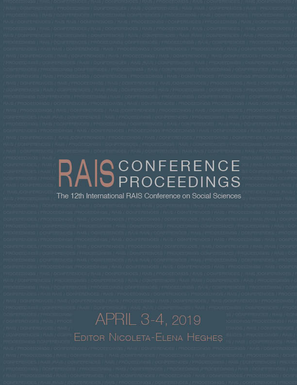 Proceedings of the 12th International RAIS Conference on Social Sciences and Humanities Cover Image