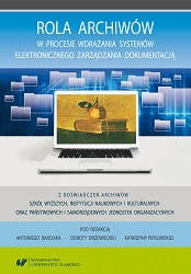 The introduction of the electronic system of document circulation in the Cracow City Hall. Selected problems Cover Image