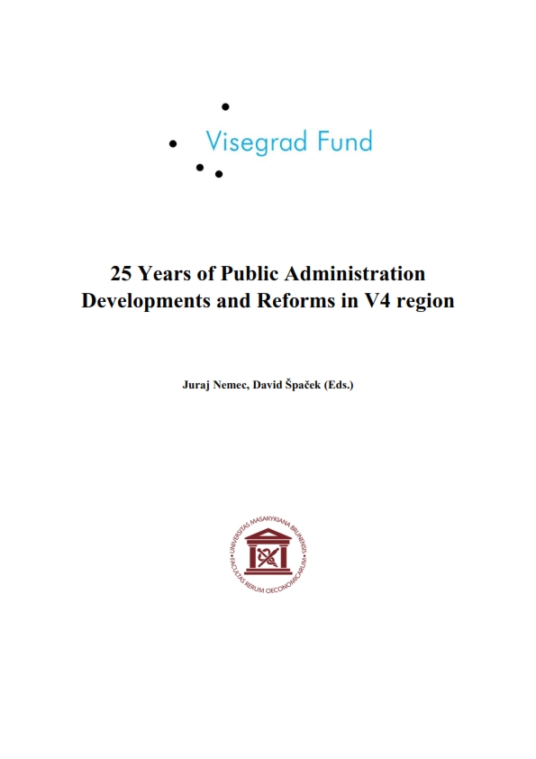 25 Years of Public Administration Developments and Reforms in V4 region Cover Image