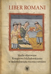 Bamberg and Trzebnica - a contribution to research the meaning of relationships between these centers at the beginning of the 13th century Cover Image