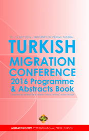 Turkish Migration Conference 2016 - Programme and Abstracts Book Cover Image