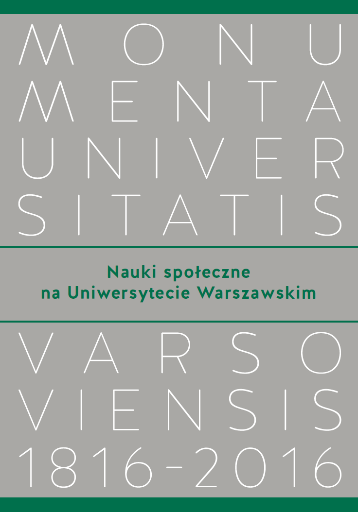 Sociology at the University of Warsaw: in social networks Cover Image