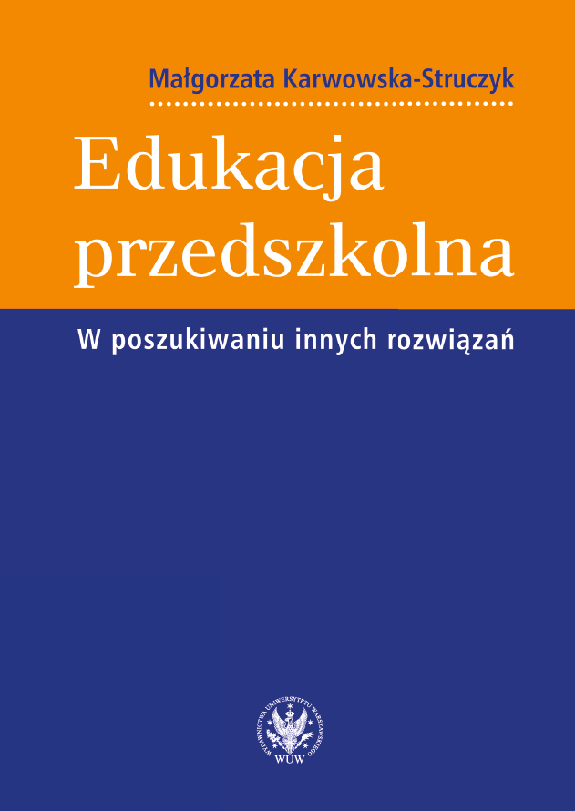 Preschool education. In search of other solutions Cover Image