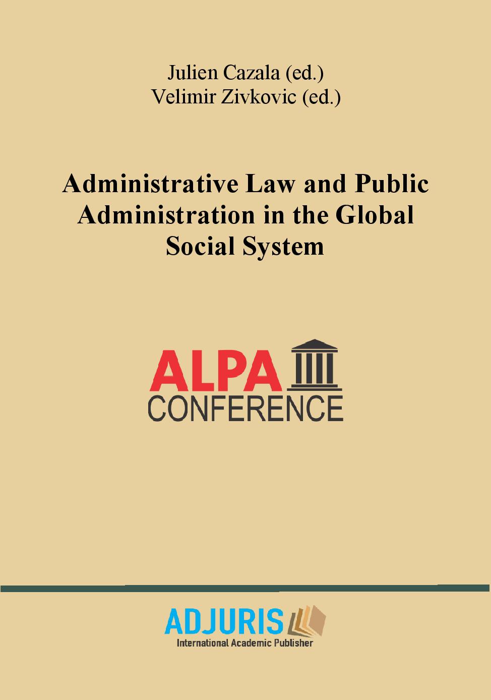 Administrative Law and Public Administration in the Global Social System Cover Image