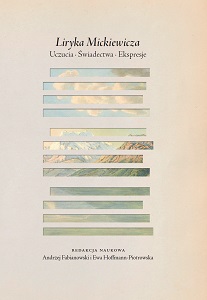 Mickiewicz’s Lyric Poetry. Feelings. Testimonies. Expressions Cover Image