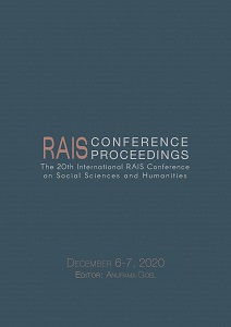 Proceedings of the 20th International RAIS Conference on Social Sciences and Humanities Cover Image