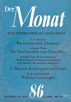 DER MONAT. 08. Jahrgang 1955 Nummer 86