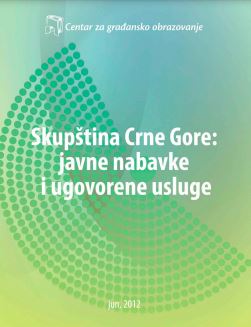 Skupština Crne Gore: javne nabavke i ugovorene usluge