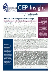 The 2015 Enlargement Package: What is New and How it Helps  the Enlargement Countries? Cover Image