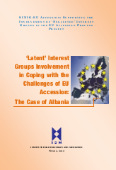 ‚Latent’ Interest Groups Involvement in Coping with the Challenges of EU Accession: The Case of Albania Cover Image