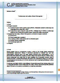 Evaluation of the work of judges in Bosnia and Herzegovina Cover Image