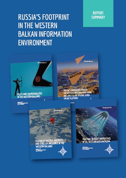 RUSSIA’S FOOTPRINT IN THE WESTERN BALKAN INFORMATION ENVIRONMENT Cover Image