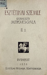 The Program of the National Theatre in 1936-37 Cover Image