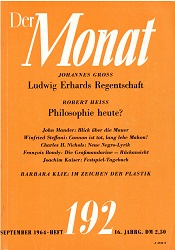 THE MONTH. Year 16, 1964, Issue 192 Cover Image