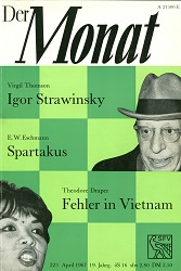 THE MONTH. Year 19, 1967, Issue 223 Cover Image