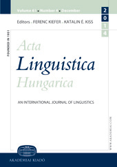 Anticipatory gaze and argument structure building in children with specific language impairment Cover Image