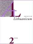 Explanations of the Name Lithuania in the Writings of the 16th and 17th centuries  Cover Image