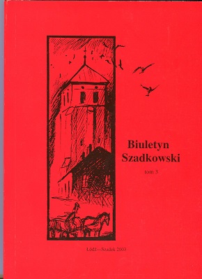 Market in Szadek - conditions of development Cover Image