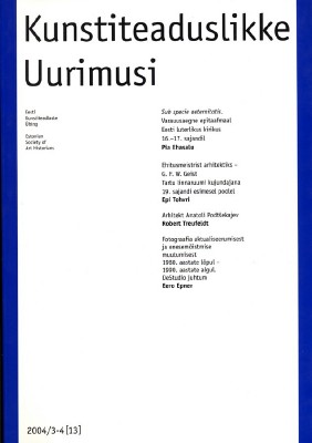 Actualisation of photography and a change in self-perception in the late 1980s – early 1990s. The case of DeStudio Cover Image