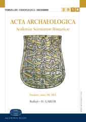 Hunting jug from Budakalász and related forms. To the question of development of Late Antique vessel forms Cover Image