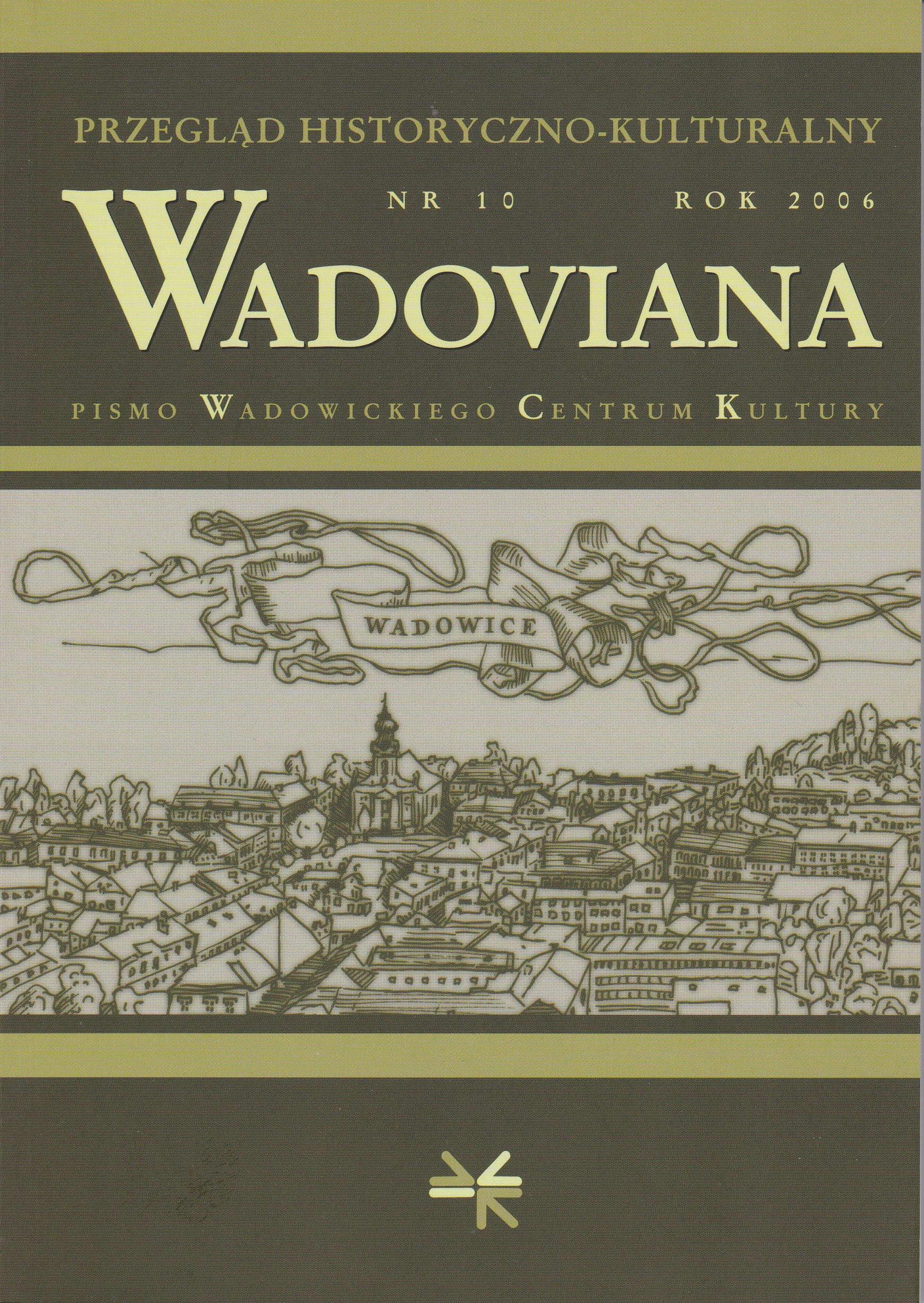 "Muzeobranie" in Wadowice. September 9-15, 2005; September 29 - October 1, 2006 Cover Image