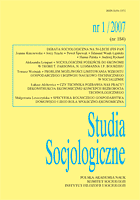 Sociological approach to Economy in Theories of Talcott Parsons, Niklas Luhmann and Pierre Bourdieu Cover Image