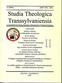 The Transsylvanian Ecclesiastical and Educational Situation during Joseph the IInd Cover Image