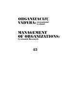 The Importance Of Consultant‘S Training And Personal Characteristics When Asessing Employees’ Competences Cover Image