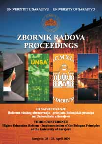 The Role and Importance of the Agency for Development of Higher Education and Quality Assurance in Bosnia and Herzegovina in the External Evaluation Cover Image