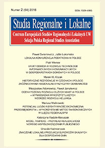 Structural and spatio-functional changes in the development of entrepreneurship following Poland’s accession to the European Union Cover Image