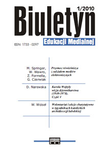 Bl. Fr. Klopotowski Ignatius (1866-1931) as an educator of well-educated, critical and active users of the mass media Cover Image