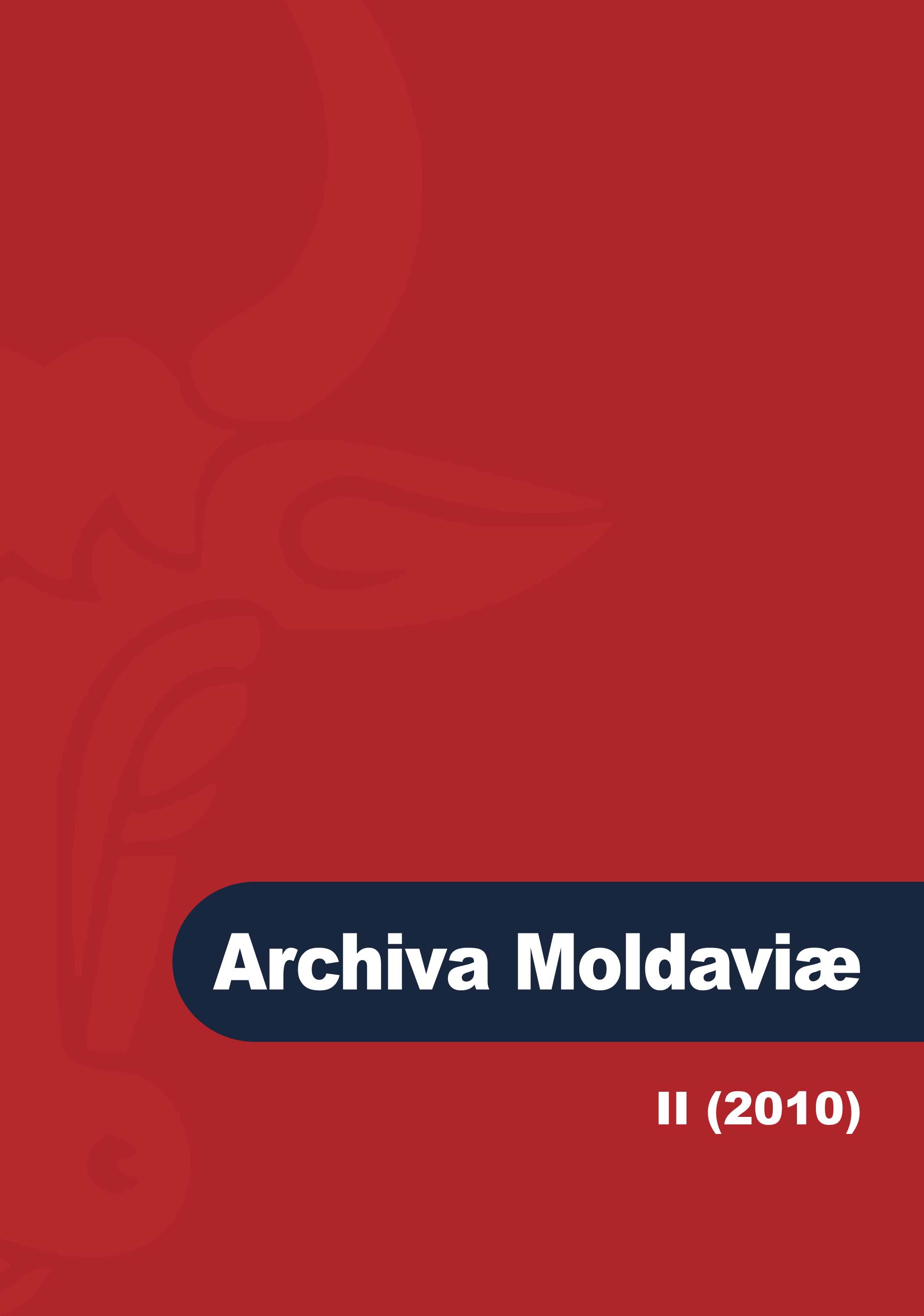 Statistical Data Concerning the Principality of Moldova during 1808-1812 Cover Image