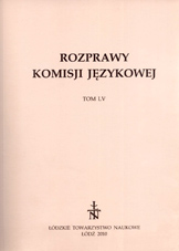 Siła wurstu brukuje białka i gbur? About some words in 19th-century materials by Georg Wenker from the area of Mazuria, Warmia and Ostróda Cover Image