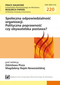 Diffusion of the Corporate Social Responsibility standards in industrial networks in Poland Cover Image