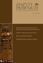 Legal opinion on the conformity with the Constitution of the provisions of Article 12 para. 4 of the Act of November 9, 1995 on Health Protection(...) Cover Image