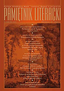 From a Chronicle to a Silva. On the Problems of Manuscript and Print at the Beginning of 17c. Part 1: M. Paszkowski’s Song on the Conquest of Smolensk Cover Image