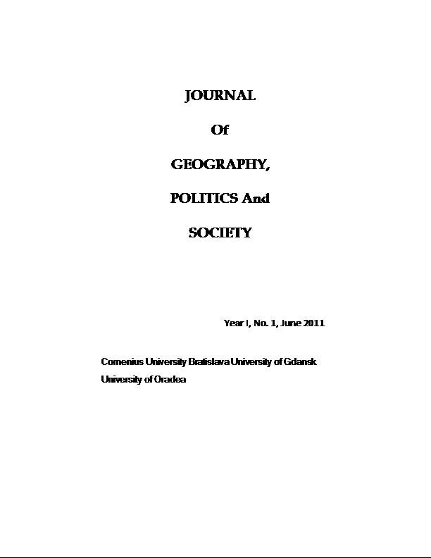 Elements and outils for generating crossborder systemic functionality at Romanian/Ukrainian border (northern sector) Cover Image