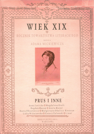 Rev.: Joanna Zajkowska, „Twórczość poetycka Wiktora Gomulickiego wobec literackich tradycji i współczesności”. Warszawa 2010 Cover Image