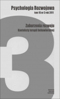 PARENTING STRESS AND PARENTAL PERCEPTIONS OF PARENTS OF AUTISTIC CHILDREN INVOLVED IN DIFFERENT FORMS OF THERAPY Cover Image