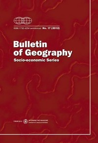 Urbanisation and changes in fertility pattern in Poland and in the selected countries of Western and Southern Europen Cover Image